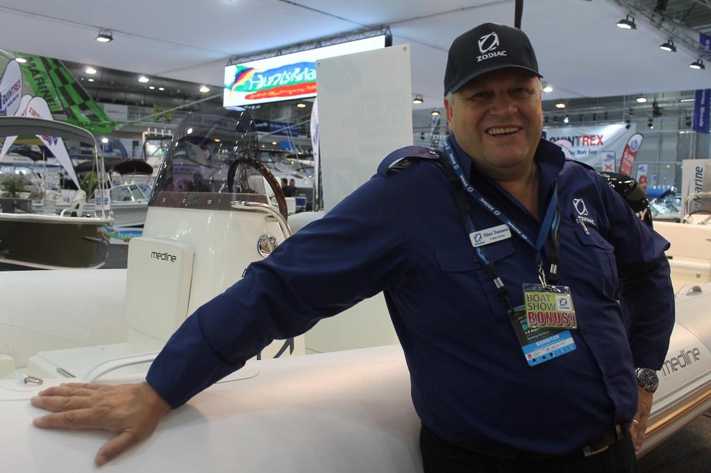 Dino Tantaro - Zodiac - looking forward to another fantastic Sydney International Boat Show © Emily Lai